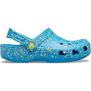 Crocs Kids Classic Paint Splatter Casual Clogs Regular 5 Blue Multi