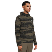 The North Face Glacier Fleece Pullover Hoodie-Print, Sustainable 100% Recycled Polyester, New Taupe Green Edge, Regular Fit, XX-Large, NF0A8D10D4O