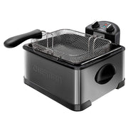 Chefman RJ07-45SS-B Stainless Deep Fryer Jumbo Size Black