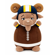 Ready to Hug Sport GOAT Football Plush, 24-Inch, Multicolor, Ultra Soft Polyester