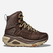HOKA 116256-WYS Kaha 3 GTX Waterproof Hiking Boots for Men - Walnut Oyster - 12M