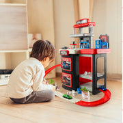 Bmag Race Track Set Garage Playset, Parking Garage Vehicle Playset Toys, Preschool Educational Gifts