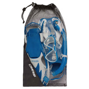 Cressi Rocks Pro Snorkel Set for Kids, Blue/White, S/M - High Quality