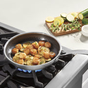 Cuisinart FusionPlus Stainless Steel 10-Inch Skillet with PFAS-Free PURELYSEAR Ceramic Nonstick, ArmorGuard Scratch-Resistant Interior, Cool Grip Handles, Aluminum-Encapsulated Base, FPS22-24