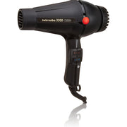 Turbo Power 3200MB Twin Turbo 3200 Plus Matte Black 324 Professional Ionic Hair Dryer, 1900W, Anti-Static Technology