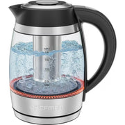 CHEFMAN RJ11-CTI-HP Lightning 1.8L Custom-Temp Electric Kettle, Stainless Steel