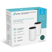 TP-Link Deco WE10800(2-pack) Wi-Fi 6E Whole Home Mesh Routers, 6 Ghz Band, Coverage up to 5,500 Sq. ft. (2-Pack)