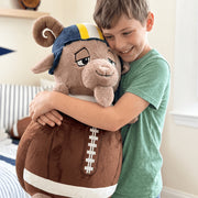Ready to Hug Sport GOAT Football Plush, 24-Inch, Multicolor, Ultra Soft Polyester