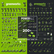 Greenworks 150PC Drill and Driver Bit Set, 1/4