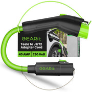 GEARit Tesla to J1772 Adapter Cord for EV, 40 Amp 250 Volt Charging, ETL Certified, EV-J2T