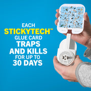 Safer Home Indoor Fly Trap Starter Kit (1 Plug-In Base + 2 Refills)