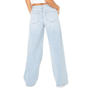 Celebrity Pink Wide Leg Trouser Pocket Jean, Light Wash, 1