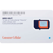 Consumer Cellular All-in-One SIM Card