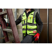 Milwaukee 48-73-5083 Class 2 High Visibility Yellow Performance Safety Vest - 2XL/3XL (CSA)