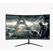 ReHisk RE241KV3 24Inch Micro-Curved 180Hz Full HD 1080P Gaming Monitor - Black