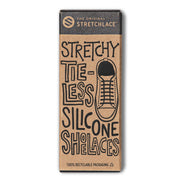 The Original Stretchlace Silicone Stretchy Tieless Shoelaces, Elastic No-Tie Straps, Grey, 20 Pack