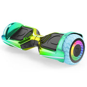 Jetson JRAVE-OS-IRS Rave Extreme-terrain Hoverboard with cosmic Light-up wheels, Iridescent