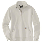 Carhartt Relaxed-Fit Midweight Quarter-Zip Mock-Neck Sweatshirt - Malt - L