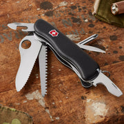 Victorinox One Hand Trekker Lockblade Swiss Army Knife, 12 Functions, Black