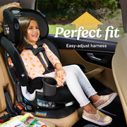 Graco Turn2Me 3-in-1 Rotating Convertible Car Seat, Lilac Mod, 4-100 lb, 5-Point Harness, 2220326