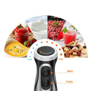 Bonsenkitchen Immersion Hand Blender Stainless Steel, 20-Speed