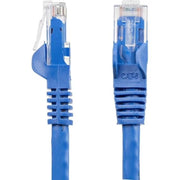 StarTech.com N6PATCH7BL 7ft CAT6 Ethernet Cable - Blue Snagless Gigabit - 100W PoE UTP 250