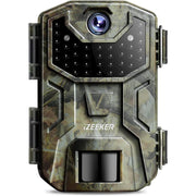 CEYOMUR Trail Camera  30MP 1080P Hunting Camera with Low Glow IR LEDs Night Vision Motion Activated  Video Game Cam with IP66 Waterproof for Wildlife Monitoring