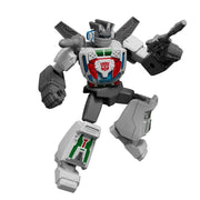Blokees Transformers Galaxy Version 06 Parallel Universe Toy Figure Playset, Metallic Blue, 9-Piece Set, 71106