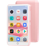 Oilsky M303 Pro MP3 MP4 Player, 80GB, 4in IPS Touchscreen, Bluetooth 5.0, WiFi, Speaker, FM Radio, Sound Recorder, Supports Up to 512GB Micro SD, Pink