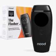 Nood Flasher 2.0 IPL Laser Hair Removal Device, Pain-Free Permanent Results, Matte Black, Corded KCA423