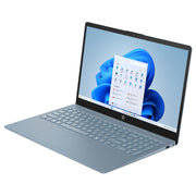 HP 15.6 Inch HD Laptop, Intel N250 Processor, 4GB DDR5 RAM, 128GB SSD, Intel UHD Graphics, Windows 11, Moonlight Blue