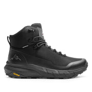 NORTIV8 Men's Mid Waterproof Hiking Boots, Lightweight Breathable, Black, Medium Width