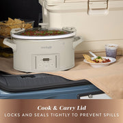 Crock-Pot 990453673 Design Series 7-Quart Cook & Carry Slow Cooker