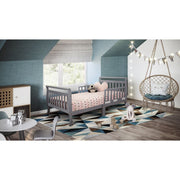 AFG Baby Furniture Anna Classic Sleigh Toddler Bed, Gray
