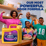 Arm & Hammer Deep Clean Odor Formula Liquid Laundry Detergent, Radiant Burst Scent, 150 Fl Oz, 100 Loads