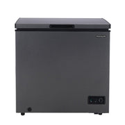 Frigidaire EFRF5013 Chest Freezer, 5.0 Cu. Ft. Capacity, Manual Defrost, External Adjustable Thermostat, Black Granite Finish, Removable Wire Basket