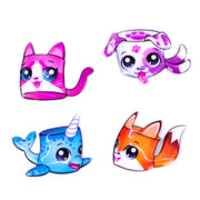 Cepia Gumball Magic Interactive Toy, Magical Light Up Machine with 7 Surprise-Filled Gumballs, Collectible Wishies, Puffy Sticker Sets, Multi-Color Lights and Music, Reusable Play Machine