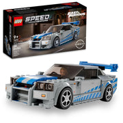 LEGO 6426027 Speed Champions 2 Fast 2 Furious Nissan Skyline GT-R (R34) 76917 Toy Building Kit (319 Pieces)