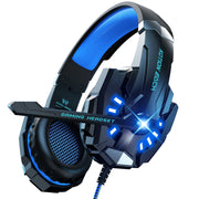 Veatool G9000 Gaming Headset With Mic, 7.1 Stereo Surround Sound, Noise-Canceling Microphone, Black