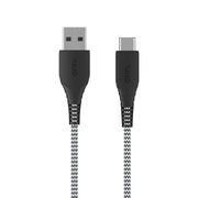 onn. CUDU02L-WA200-DF 6' Braided USB-C to Lightning Cable, Black
