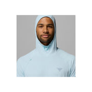 Columbia Wild Cast Sun Hoodie, Men's, UPF 50 Sun Protection, Omni-Freeze Cooling, Lightweight Nylon Blend, Marine Light, Medium, 2120831482