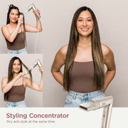 SharkNinja FlexStyle Air Styling & Drying System, Multi-Styler with 1.25-In Auto-Wrap Curlers, Oval Brush, Paddle Brush, Concentrator Nozzle, Advanced Temperature Regulation, Black