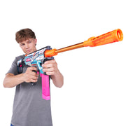 ZURU XSHOT Pro Motorized Piston Pump Dart Blaster with Automatic Electric Blaster Technology, 40 Air Pocket Half Darts, Adjustable Shoulder Rest, Outdoor Toy