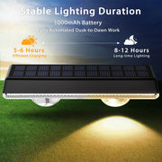 Hoyiours Solar Fence Lights, Outdoor Waterproof LED with Dual-Mode Warm White and 7-Color RGB, 120 Lumens, ABS Material, 12 Pack, WW03