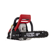 Hyper Tough Gas Chainsaw, 16-Inch Oregon Bar and Chain, 46cc 4-Cycle Engine, Automatic Chain Oiler, Rear Handle, Black/Red, A015014