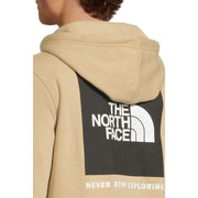The North Face Box NSE Pullover Hoodie Men's Regular Fit Cotton Blend Khaki Stone Large NF0A7UNS