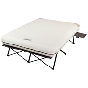 Coleman Queen Airbed Cot with Side Tables and 4D Battery Pump