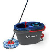 O-Cedar 168535 EasyWring Rinse Clean Microfiber Spin Mop System