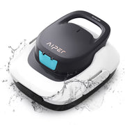 Aiper SCUBA 800 30FT Cordless Robotic Pool Vacuum, White & Gray
