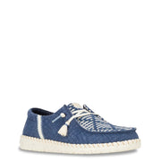 HEYDUDE 43182-4Uc Wendy Funk Coastal Jute Casual Shoes for Ladies - Navy - 8M